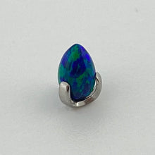 Load image into Gallery viewer, Prong Set Opal Bullet Threaded End