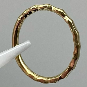 BVLA Hammered Seam Ring
