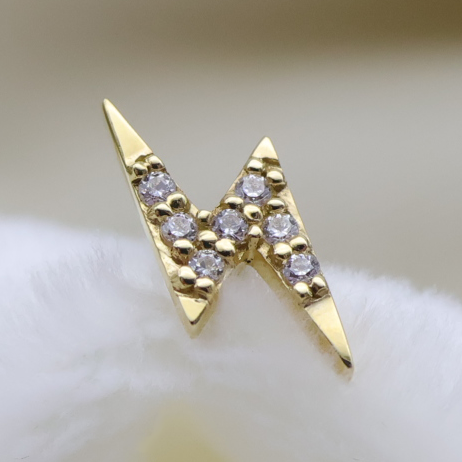 BVLA Micropave Lightning Bolt Threaded End