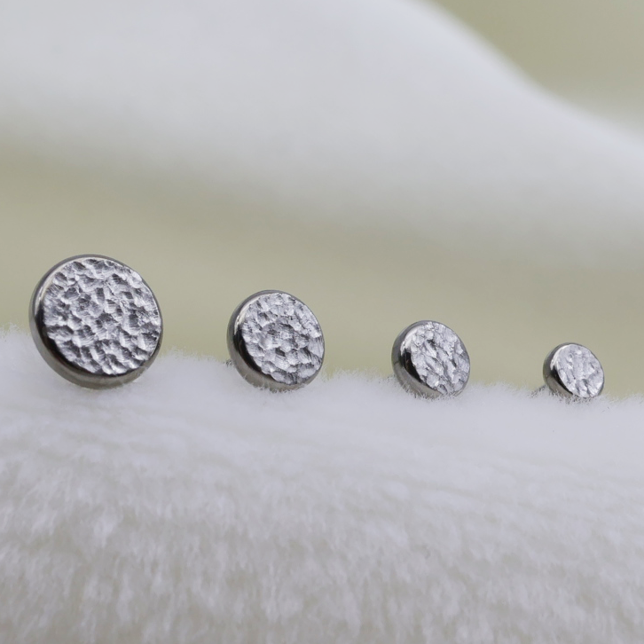 Hammered Disc Threadless End