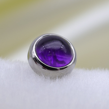 Load image into Gallery viewer, Stone Cabochon Threaded End