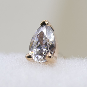 BVLA Pear V Prong Threadless End