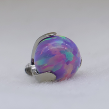 Load image into Gallery viewer, Prong Set Opal Ball Threaded End