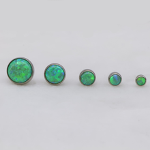 Load image into Gallery viewer, Opal Cabochon Threadless End