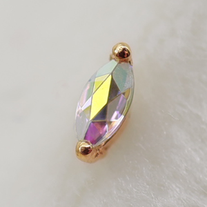 BVLA Marquise V Prong Threadless End