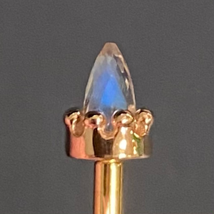 BVLA Faceted Bullet Crown Threaded End