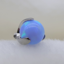 Load image into Gallery viewer, Prong Set Opal Ball Threaded End
