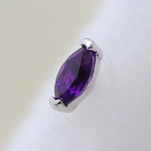 BVLA Marquise V Prong Threadless End