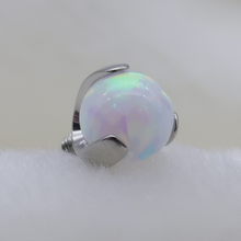 Load image into Gallery viewer, Prong Set Opal Ball Threaded End