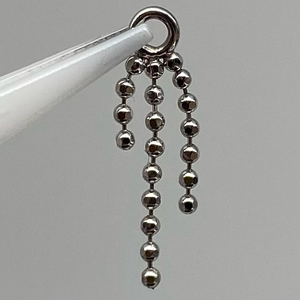 BVLA Diamond Cut Bead Chain Charm
