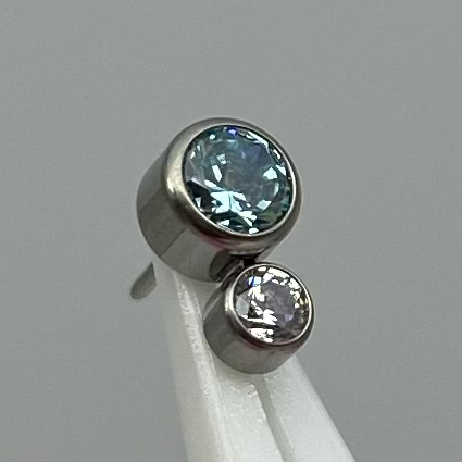 Bezel Cluster Threadless End