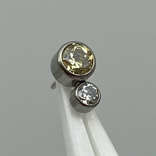 Bezel Cluster Threadless End