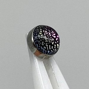 Glass Cabochon Threaded End