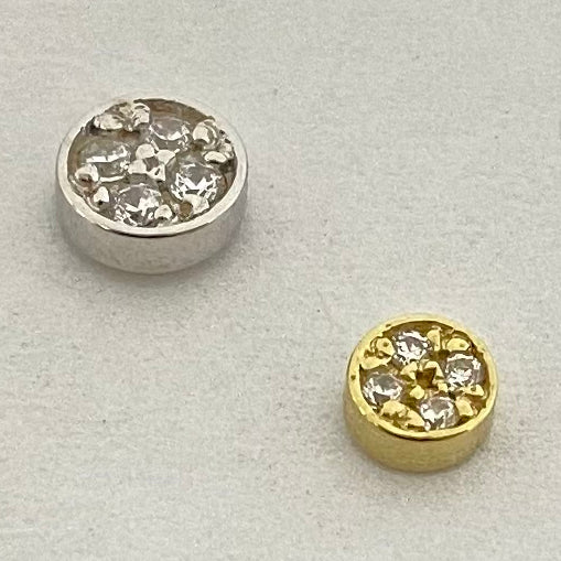 BVLA Micro Pave Disc Threadless End