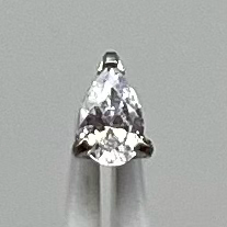 Pear Prong Threadless End