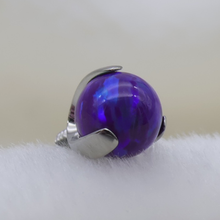 Load image into Gallery viewer, Prong Set Opal Ball Threaded End