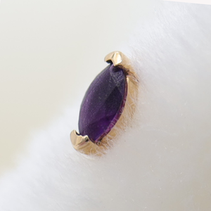 BVLA Marquise V Prong Threadless End