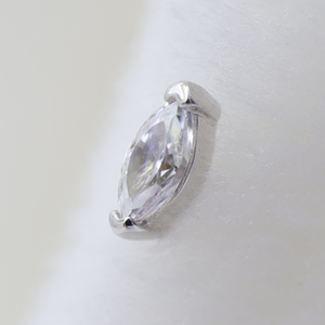 BVLA Marquise V Prong Threadless End