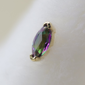 BVLA Marquise V Prong Threadless End