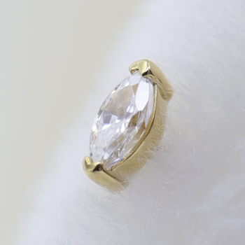 BVLA Marquise V Prong Threadless End