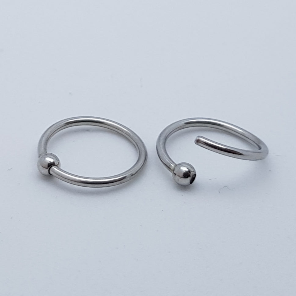 18g Fixed Bead Ring