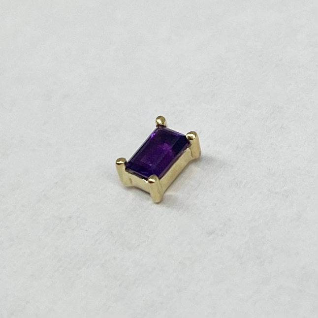 BVLA Baguette Four Prong Threadless End