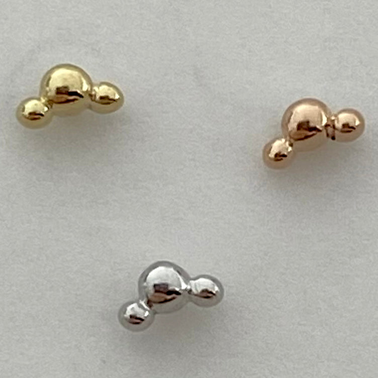 BVLA Graduating Arc Tri Bead Threadless End