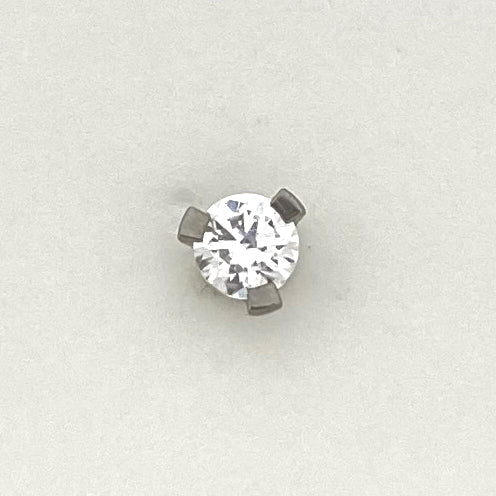 Prong Set Gem Threaded End