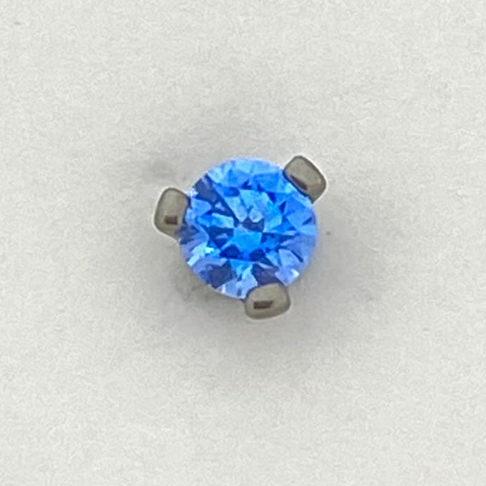 Prong Set Gem Threaded End