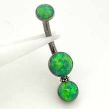 Load image into Gallery viewer, Opal Dangle Navel Curve