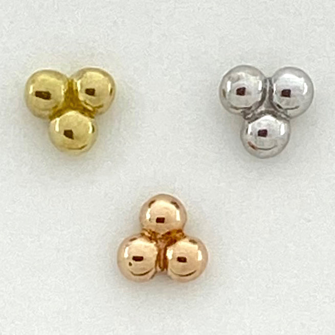 BVLA Tri Bead Cluster Threadless End